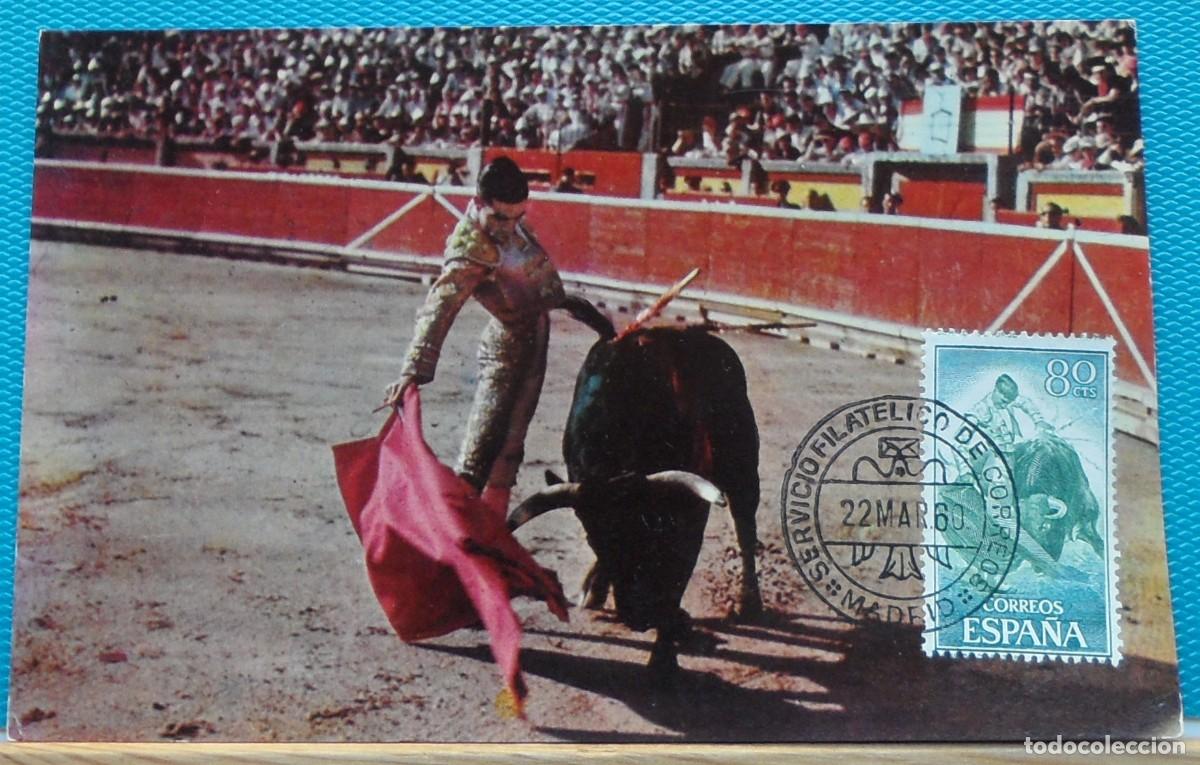Sellos: 1960-ESPA&Ntilde;A-VER FOTO-TAUROMAQUIA N&ordm;1260
