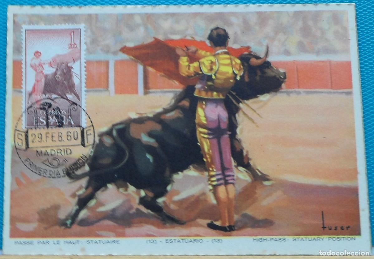 Sellos: 1960-ESPA&Ntilde;A-VER FOTO-TAUROMAQUIA N&ordm;1261