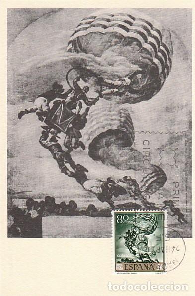 Sellos: Edifil 1713, Sert: los argonautas, tarjeta m&aacute;xima de primer d&iacute;a de 23-3-1966