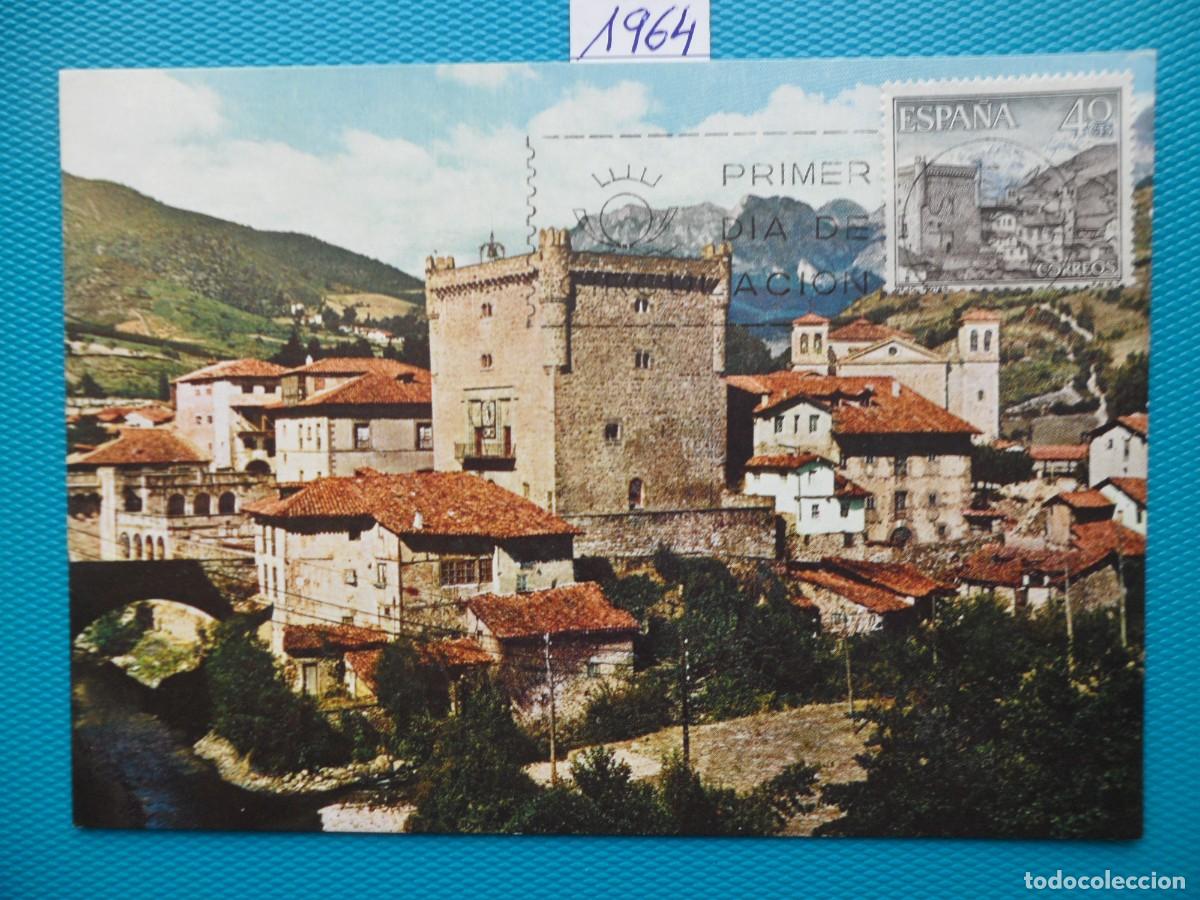 Sellos: 1964-ESPA&Ntilde;A-TARJETAS MAXIMAS-VER FOTO- N&ordm;1541/50-SERIE TURISTICA-PAISAJES Y MONUMENTOS