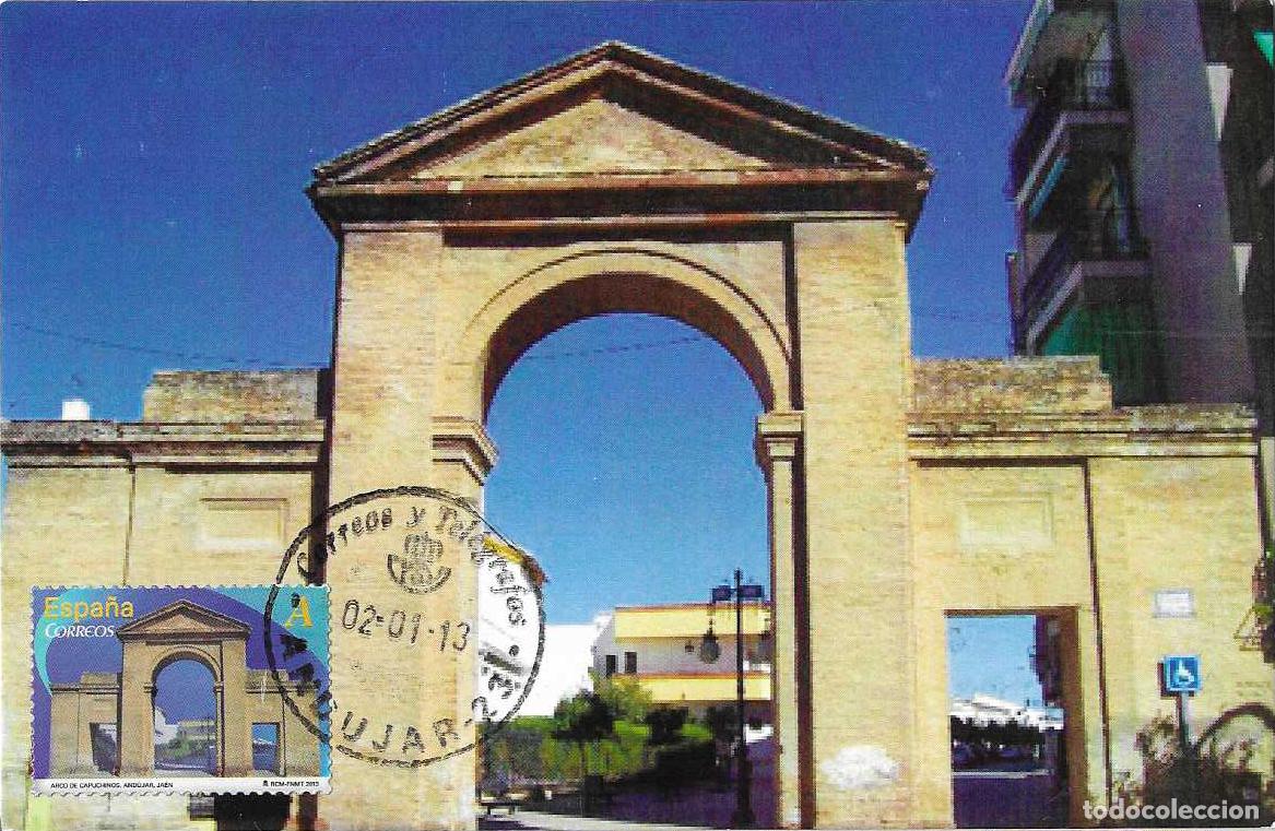 Sellos: ARCO DE CAPUCHINOS ARCOS Y PUERTAS MONUMENTALES 2013 (EDIFIL 4768) TM PD MATASELLOS ANDUJAR JAEN MPM