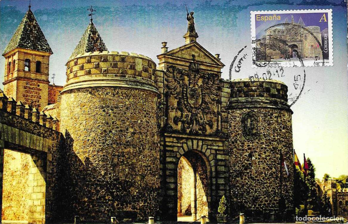 Sellos: PUERTA DE BISAGRA ARCOS Y PUERTAS MONUMENTALES 2012 (EDIFIL 4687) EN TM MATASELLOS TOLEDO RARO MPM