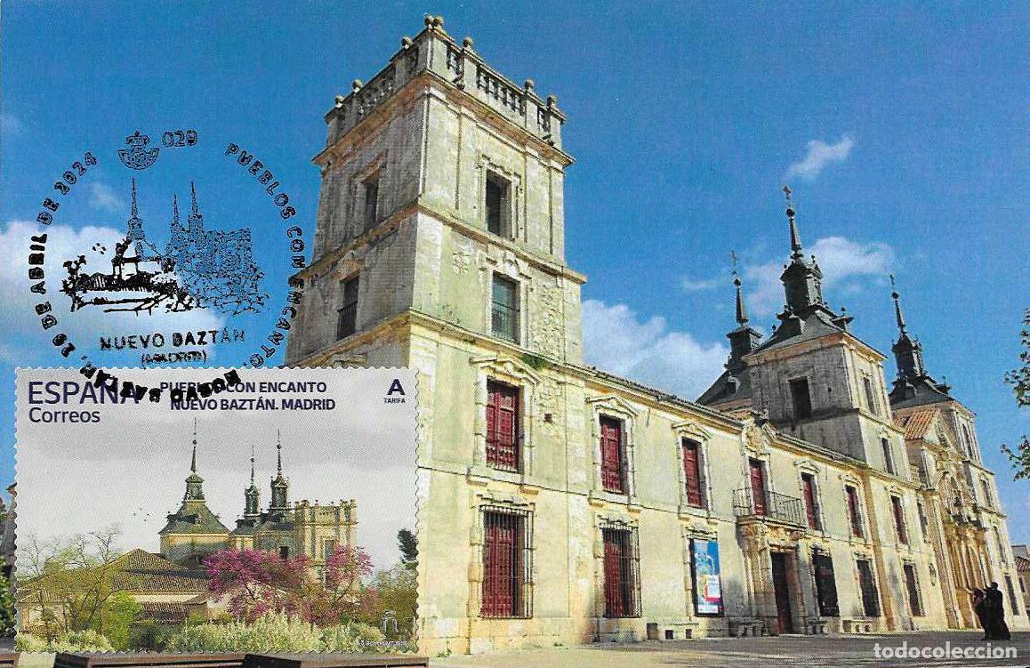 Sellos: PALACIO DE GOYENECHE PUEBLOS CON ENCANTO 2024 (EDIFIL 5744) TM PD MOD 2 NUEVO BAZTAN (MADRID) MPM