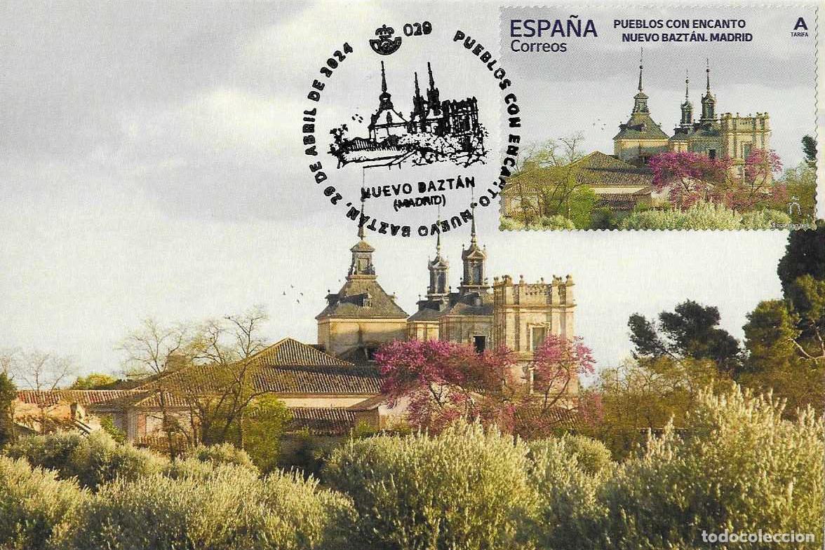 Sellos: PALACIO DE GOYENECHE PUEBLOS CON ENCANTO 2024 (EDIFIL 5744) TM PD MOD 1 NUEVO BAZTAN (MADRID) MPM