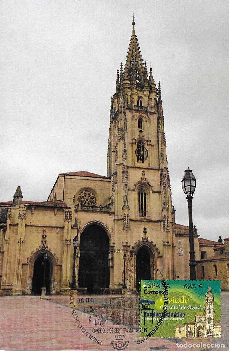Sellos: CAMINO DE SANTIAGO CATEDRAL DE OVIEDO 2019 (EDIFIL 5337) TM PD PRESENTACION OVIEDO (ASTURIAS) RARO