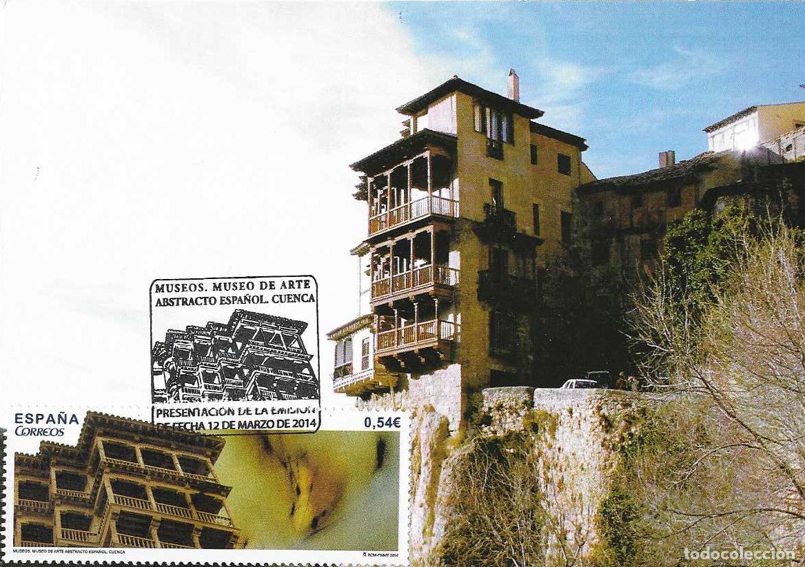 Sellos: CUENCA MUSEO ARTE ABSTRACTO MUSEOS 2014 (EDIFIL 4874) TM PD MATASELLOS PRESENTACION CUENCA RARO