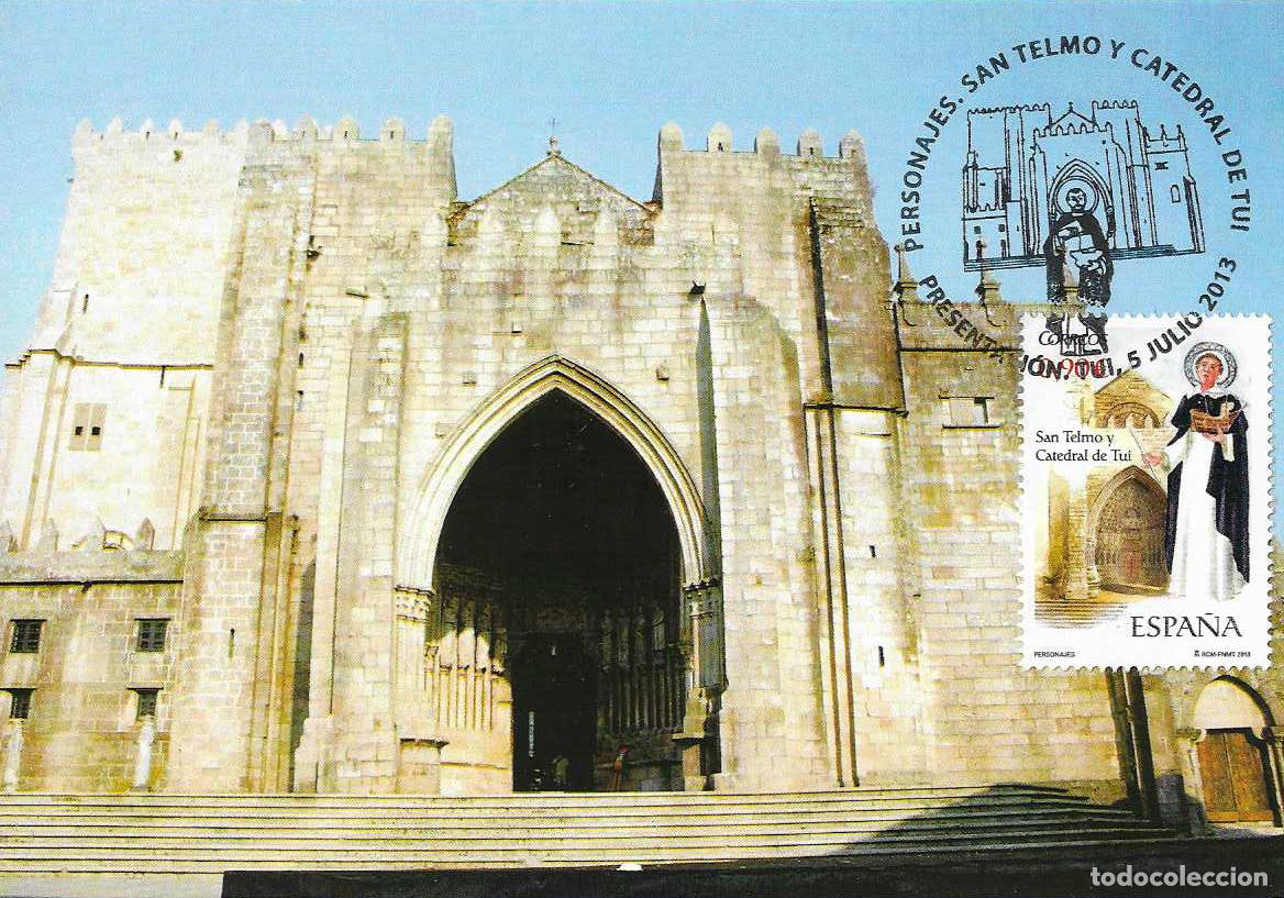 Sellos: SAN TELMO Y LA CATEDRAL TUY PERSONAJES 2013 (EDIFIL 4809) TM MOD 2 PRESENTACION TUI (PONTEVEDRA) MPM