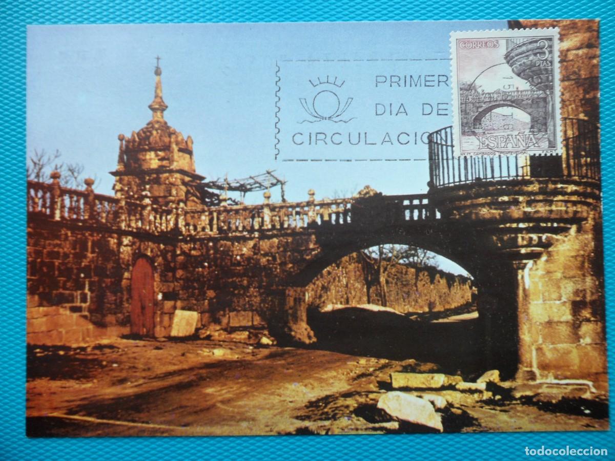 Sellos: 1965-ESPA&Ntilde;A-TARJETAS MAXIMAS-VER FOTO- N&ordm;1651-SERIE TURISTICA-VISTA DE CAMBADOS-PONTEVEDRA