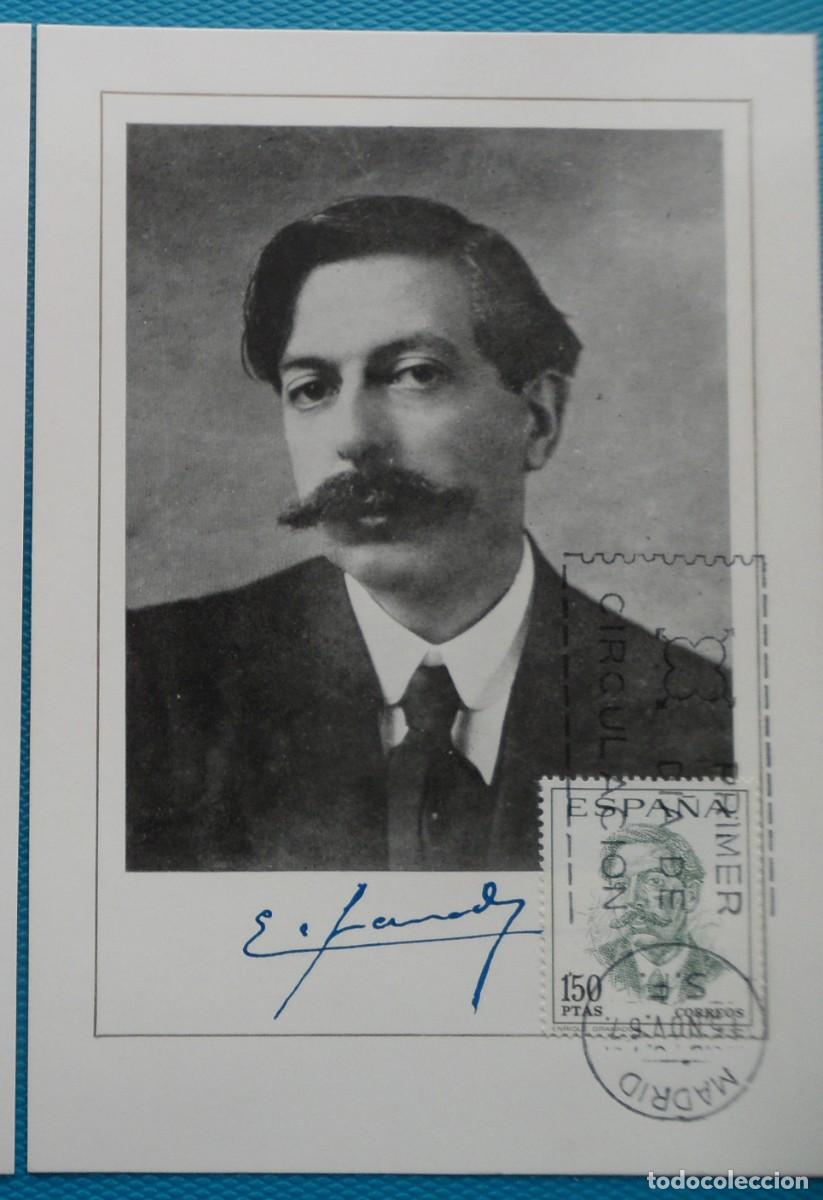 Sellos: 1967-ESPA&Ntilde;A-TARJETAS MAXIMAS-VER FOTO- N&ordm;1831-CENTENARIOS DE CELEBRIDADES(ENRIQUE GRANADOS