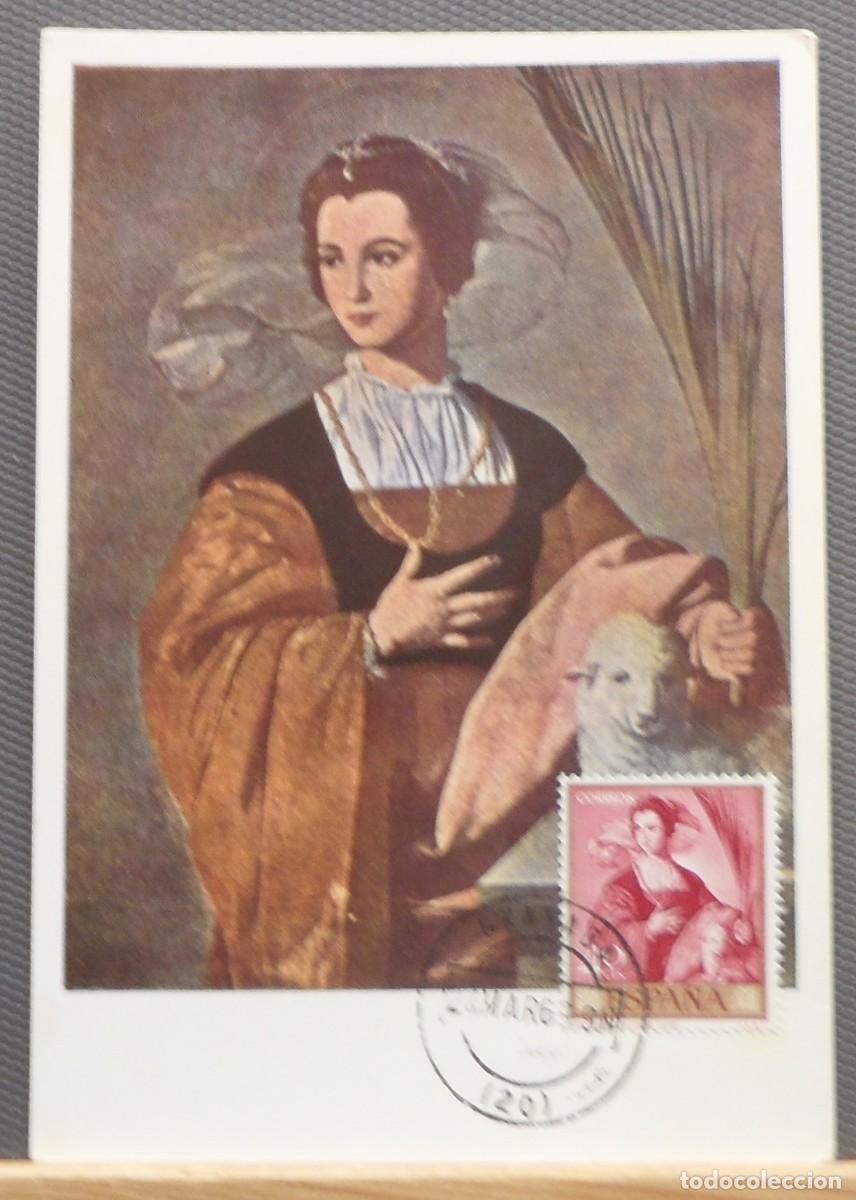 Sellos: 1969-ESPA&Ntilde;A-TARJETAS MAXIMAS-VER FOTO- N&ordm;1910/19-PINTOR ALONSO CANO(FECHA GRANADA-10 TARJETAS))