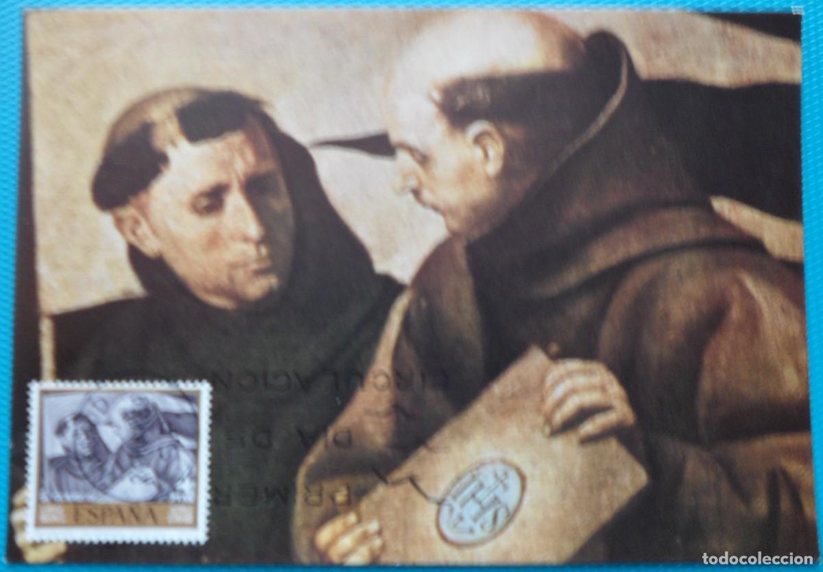 Sellos: 1969-ESPA&Ntilde;A-TARJETAS MAXIMAS-VER FOTO- N&ordm;1918-PINTOR ALONSO CANO(SAN JUAN CAPISTRANO Y SAN JOSE)