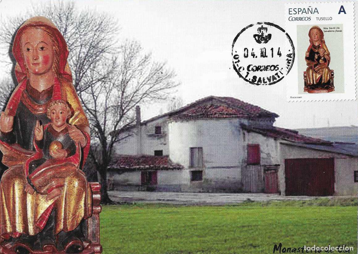 Sellos: RARO TU SELLO ERMITA MONASTERIO NUESTRA SE&Ntilde;ORA DE ULA AGURAIN TM MATASELLOS SALVATIERRA (ALAVA) 2014
