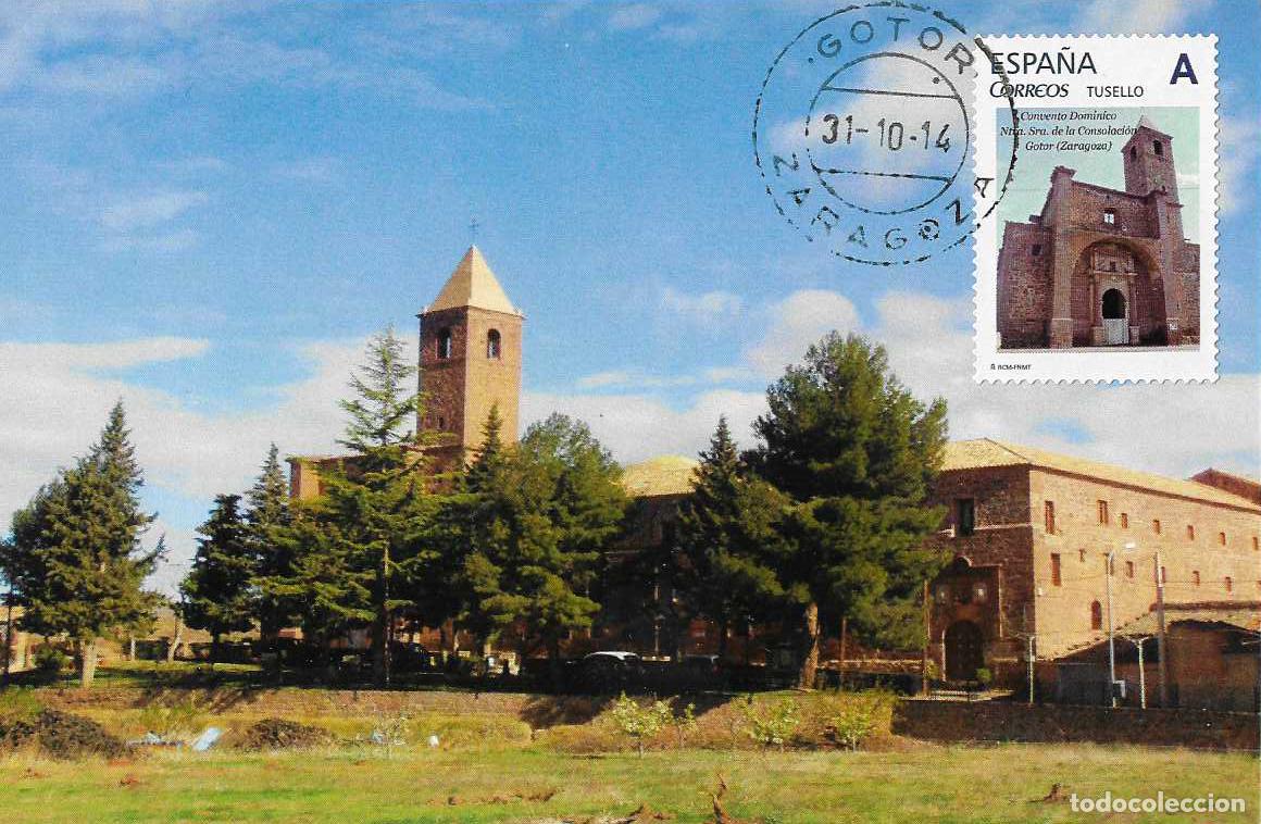 Sellos: RARO TU SELLO CONVENTO DOMINICO NTRA SRA DE LA CONSOLACION EN TM MATASELLO GOTOR (ZARAGOZA) 2014 VER
