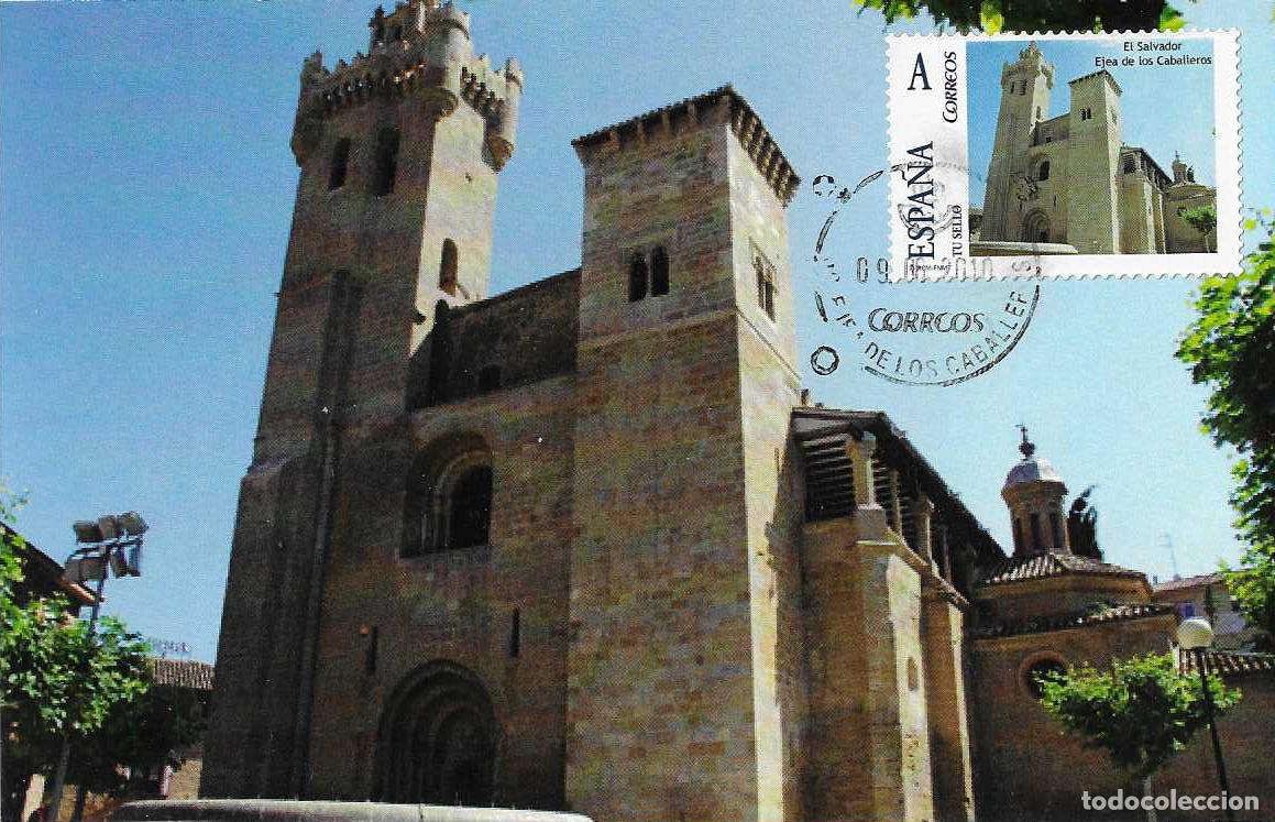 Sellos: RARO TU SELLO IGLESIA SAN SALVADOR EN EJEA DE LOS CABALLEROS (ZARAGOZA) TM MATASELLOS EJEA 2010 VER