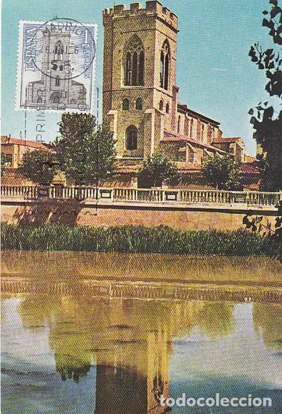 Sellos: EDIFIL 1803, PALENCIA: TORRE DE SAN MIGUEL, TARJETA MAXIMA DE PRIMER DIA 26-7-1967