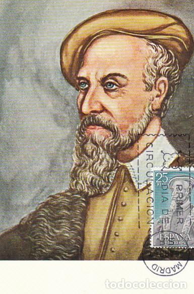 Sellos: Edifil 1794, Andr&eacute;s Laguna TARJETA MAXIMA DE PRIMER DIA DE 6-4-1967
