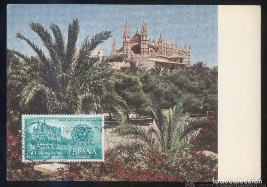 Briefmarken: *Conferencia Interparlamentaria Palma de Mallorca* Edifil n&ordm; 1789. Matasellos Madrid 28-III-1967.