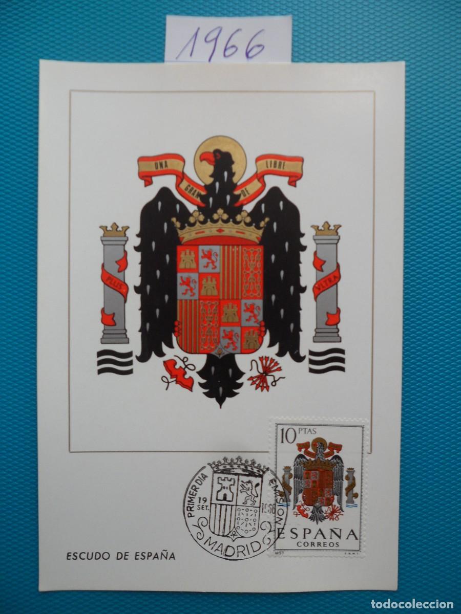 Sellos: 1966-ESPA&Ntilde;A-TARJETAS MAXIMAS-ESCUDOS-PROVINCIAS-VER FOTO-N&ordm;1704-ESPA&Ntilde;A