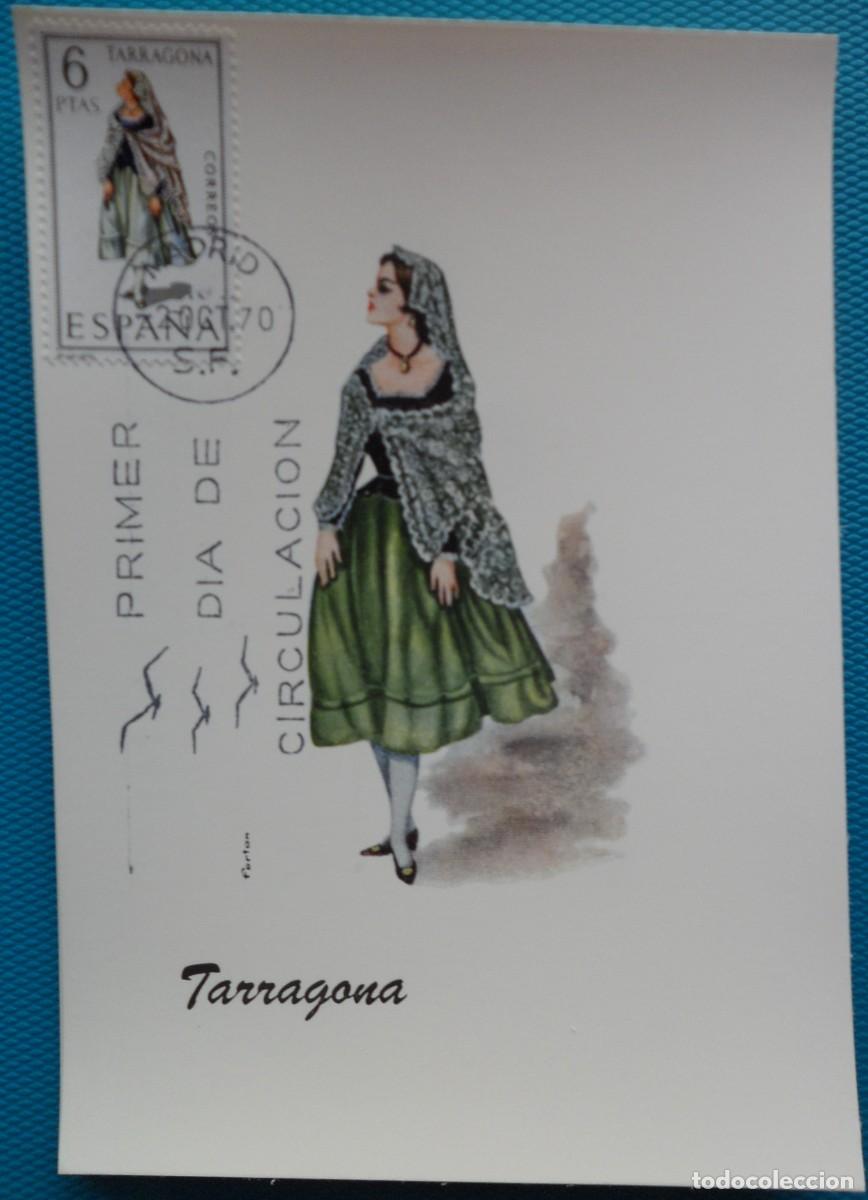 Sellos: 1970-ESPA&Ntilde;A-TARJETAS MAXIMAS-VER FOTO-TRAJES REGIONALES-N&ordm;1958-TARRAGONA