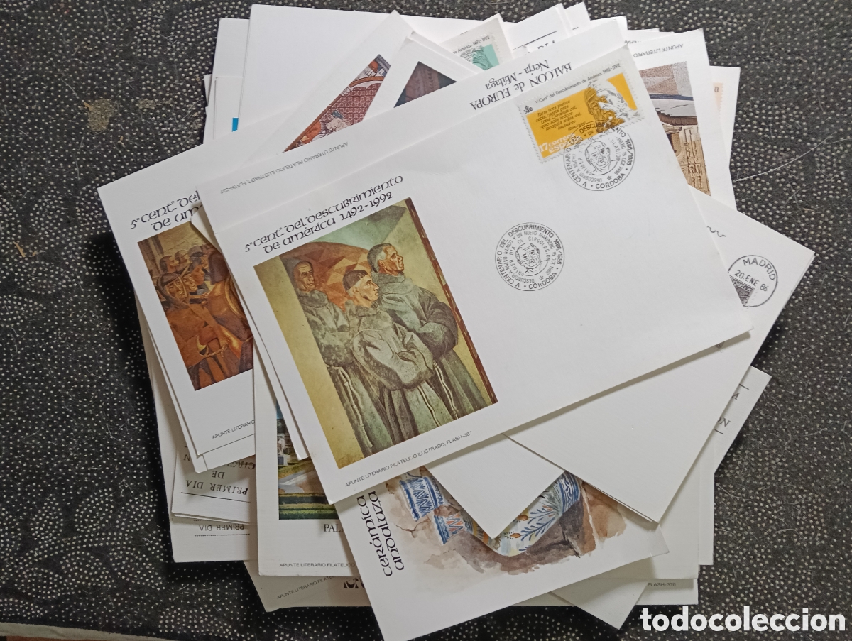 Sellos: 65 tarjetas m&aacute;ximas primer d&iacute;a de circulaci&oacute;n
