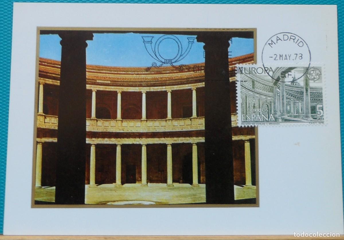 Sellos: 1978-ESPA&Ntilde;A-TARJETAS MAXIMAS-SERIE COMPLETA-VER FOTO-N&ordm;2474/5-EUROPA-CEPT