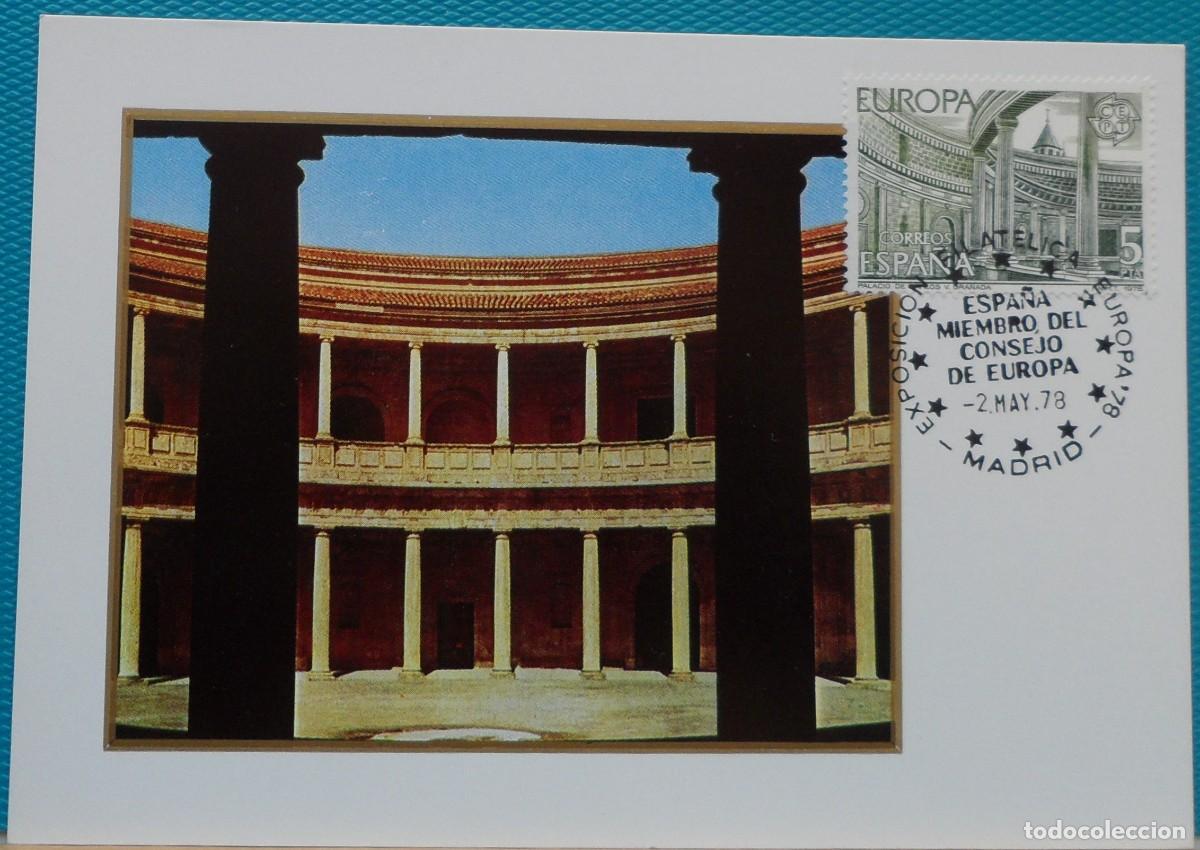 Sellos: 1978-ESPA&Ntilde;A-TARJETAS MAXIMAS-SERIE COMPLETA-VER FOTO-N&ordm;2474/5-EUROPA-CEPT