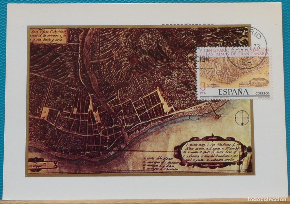 Sellos: 1978-ESPA&Ntilde;A-TARJETAS MAXIMAS-SERIE COMPLETA-VER FOTO-N&ordm;2477/9-V CENTENARIO DE LA FUNDACION DE LAS PA