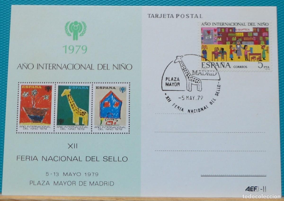 Sellos: 1979-ESPA&Ntilde;A-TARJETAS MAXIMAS-SERIE COMPLETA-VER FOTO-N&ordm;2519-A&Ntilde;O INTERNACIONAL DEL NI&Ntilde;O