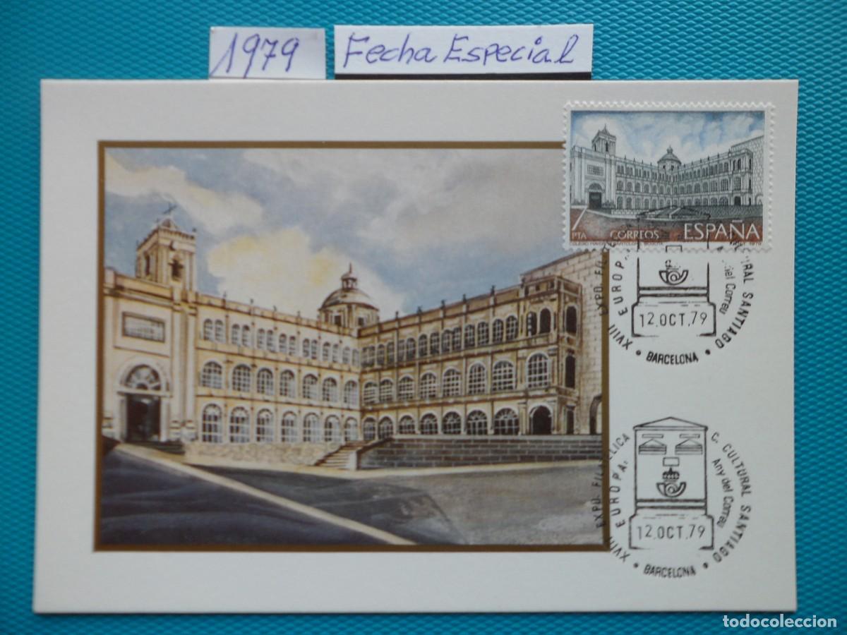 Sellos: 1979-ESPA&Ntilde;A-TARJETAS MAXIMAS-SERIE COMPLETA-VER FOTO-N&ordm;2544/5-AMERICA-ESPA&Ntilde;A
