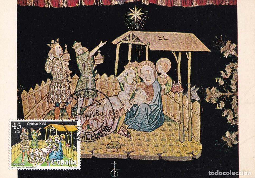 Sellos: M&aacute;xima Vic 1986 - Epifan&iacute;a - Museu Episcopal - Frontal altar - Epiphanie altargobelin Diozesanmeseum