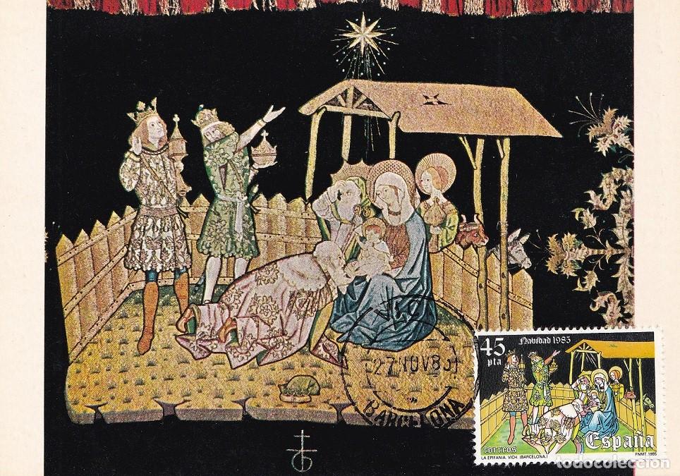 Sellos: M&aacute;xima Vic 1986 - Epifan&iacute;a - Museu Episcopal - Frontal altar - Epiphanie altargobelin Diozesanmeseum