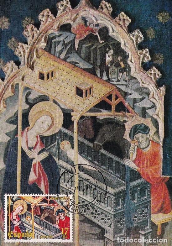 Sellos: M&aacute;xima Vic 1986 - Museu Episcopal de Vich - Nacimiento - Navidad - Guimer&aacute; - Ram&oacute;n de Mur