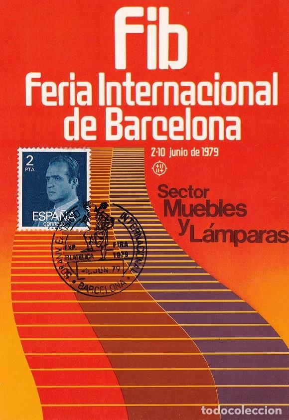 Selos: Barcelona 1979 - FIB Feria Internacional de Barcelona Sector Muebles y L&aacute;mparas - 50 Aniversario
