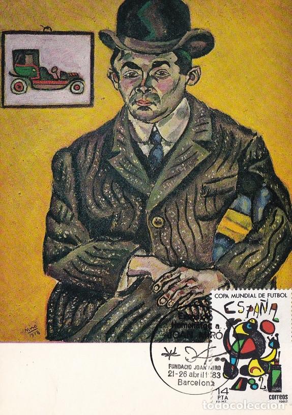 Briefmarken: Barcelona 1983 - Exposici&oacute; Homenatge a Joan Mir&oacute; Fundaci&oacute; - Retrato de Heriberto Casany - El chofer
