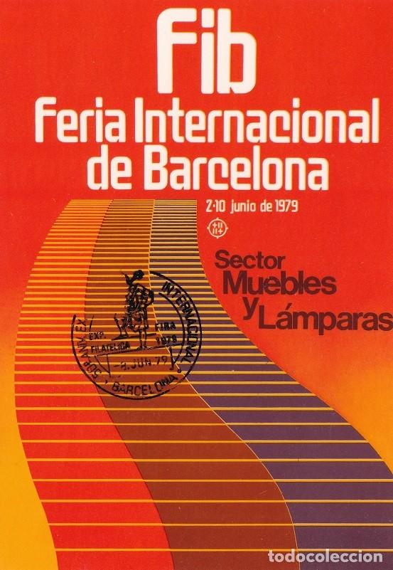 Timbres: Barcelona 1979 - FIB Feria Internacional de Barcelona Sector Muebles y L&aacute;mparas - 50 Aniversario