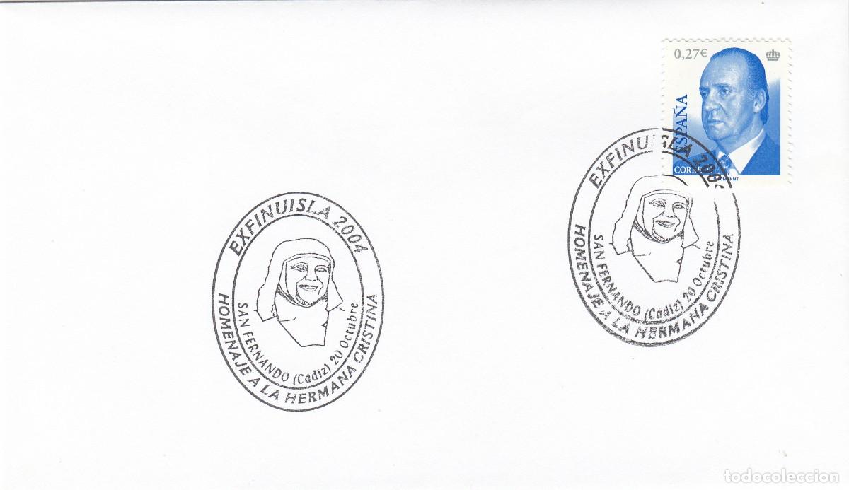Sellos: MATASELLOS EXFINUISLA - HOMENAJE A LA HERMANA CRISTINA - SAN FERNANDO - 2004