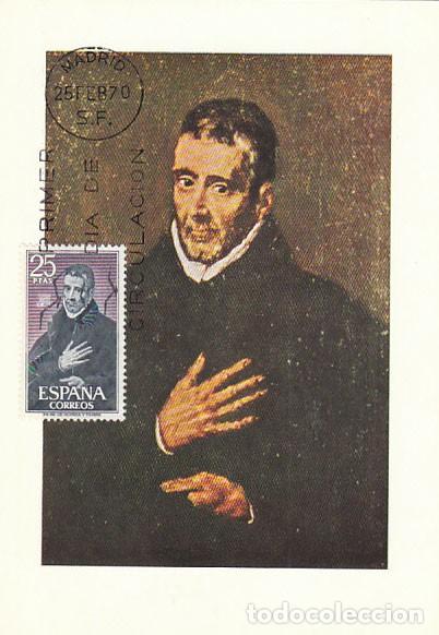 Timbres: Edifil 1961, JUAN DE AVILA, tarjeta m&aacute;xima primer dia de 25-2-1970