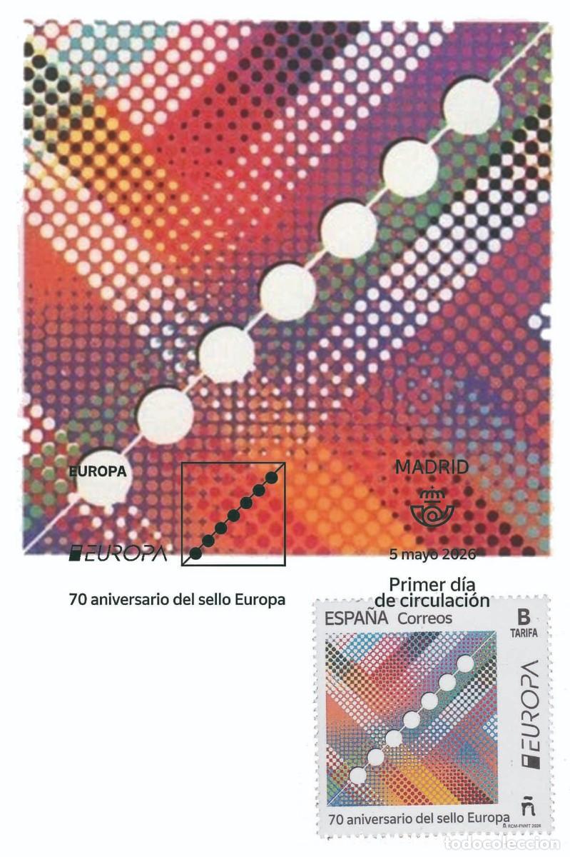 Sellos: Espa&ntilde;a Spain 2026 - Europa CEPT carte maximum