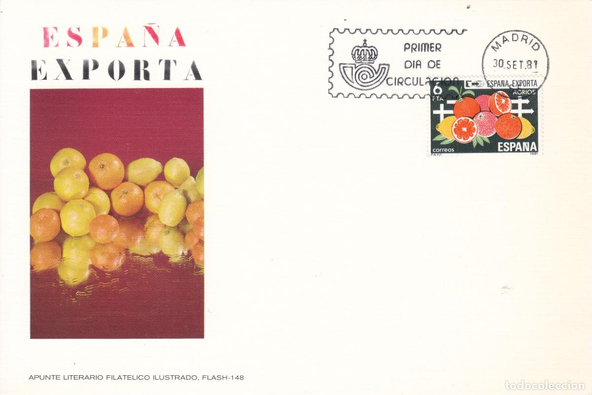 Sellos: ESPA&Ntilde;A 1981 Carte Maximum EXPORTACION ESPA&Ntilde;OLA DE FRUTOS - EDIFIL 2626 - YVERT 2254
