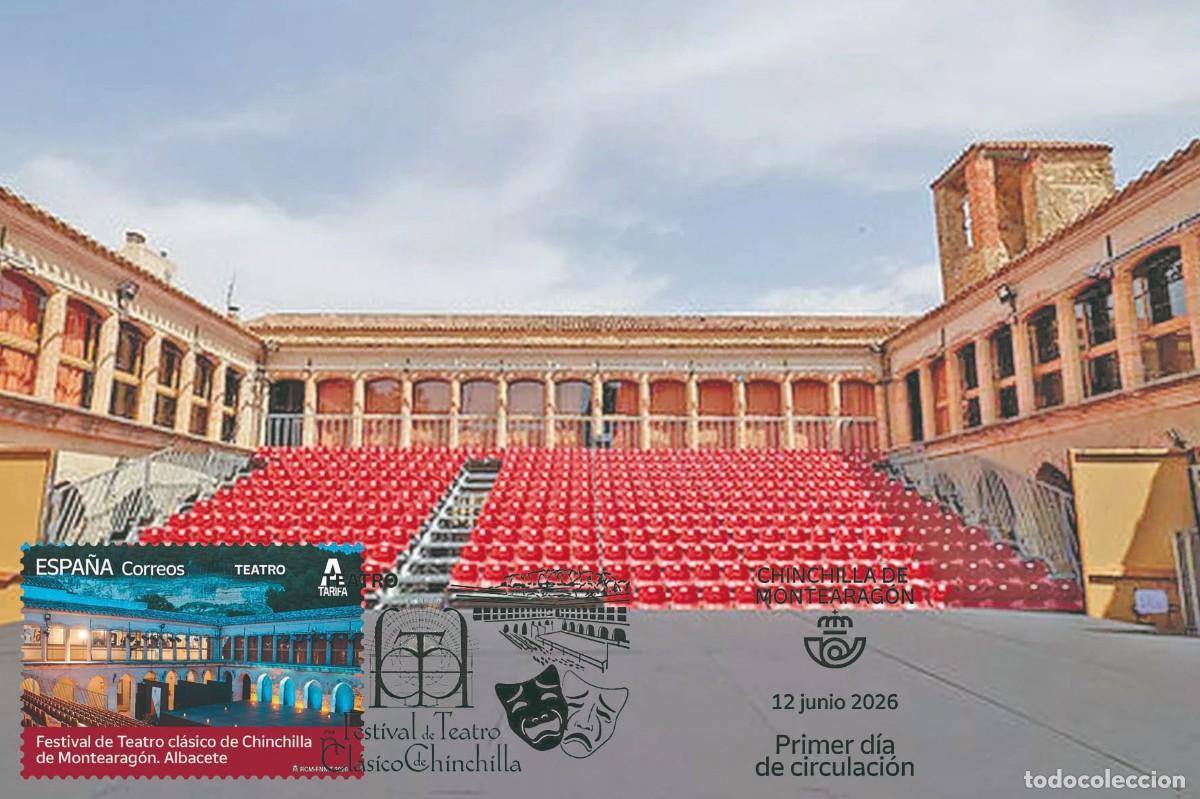 Sellos: Espa&ntilde;a Spain 2026 - Festival de teatro clasico de Chinchilla de Montearagon carte maximum