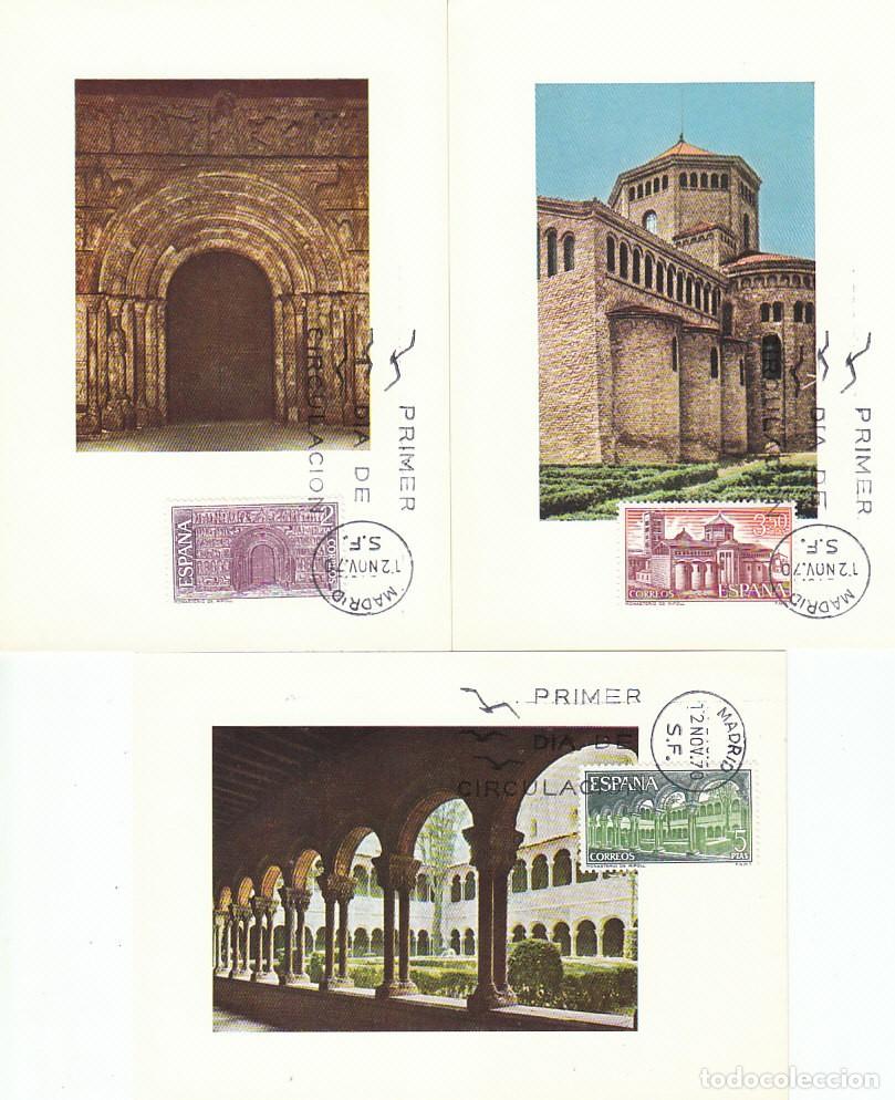 Sellos: EDIFIL 2055/6, IV CENT&ordm; LA BATALLA DE LEPANTO, TARJETA MAXIMA DE PRIMER D&Iacute;A 7-10-1971 SERIE COMPLETA