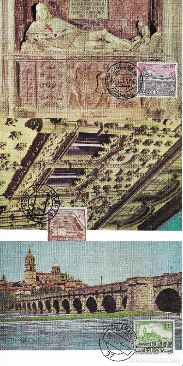 Sellos: TURISMO SERIE TURISTICA 1968 (EDIFIL 1875/79) EN CINCO TM PD CON MATASELLOS LOCALIDADES RARO MPM