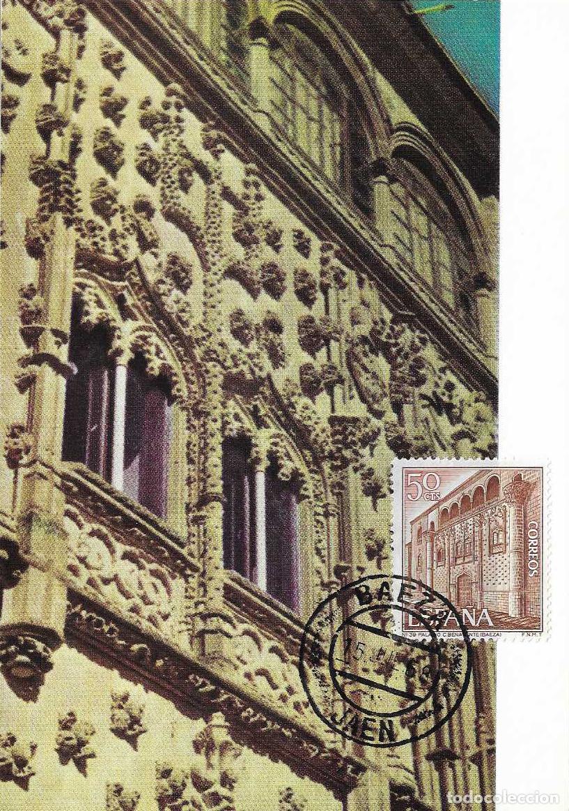Sellos: PALACIO DE BENAVENTE EN BAEZA JAEN SERIE TURISTICA 1968 (EDIFIL 1875) TM PD MATASELLO BAEZA RARO MPM