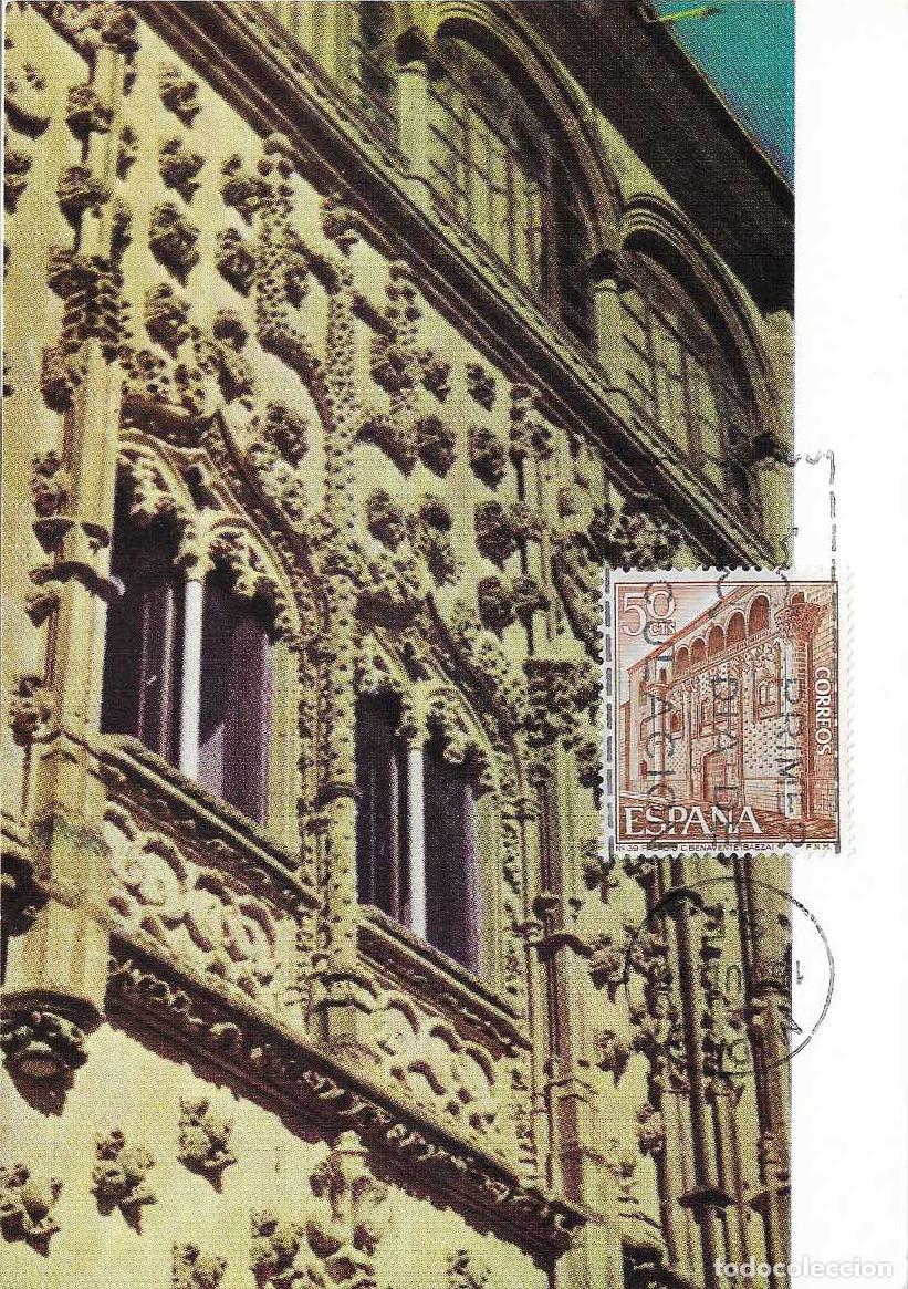 Sellos: PALACIO DE BENAVENTE EN BAEZA JAEN SERIE TURISTICA 1968 (EDIFIL 1875) TARJETA MAXIMA PRIMER DIA MPM