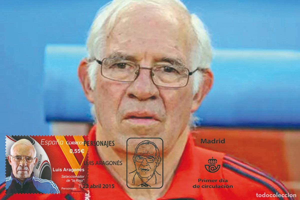 Selos: Espa&ntilde;a Spain 2015 - Luis Aragon&eacute;s carte maximum