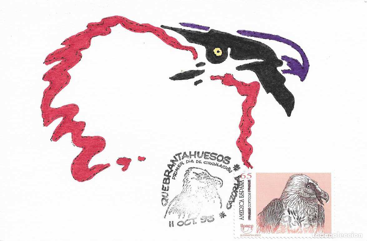 Sellos: QUEBRANTAHUESOS AVES EN PELIGRO EXTINCION AMERICA-UPAEP 1993 (EDIFIL 3271) TM PD MOD 2 CAZORLA (JAEN