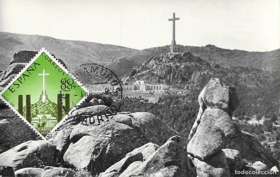 Sellos: MONASTERIO VALLE DE LOS CAIDOS INAUGURACION 1959 (EDIFIL 1248) EN TM PD MATASELLOS CUELGAMUROS MOD 2