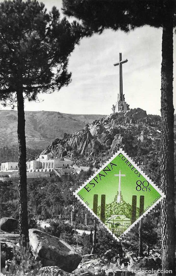 Sellos: MONASTERIO VALLE DE LOS CAIDOS INAUGURACION 1959 (EDIFIL 1248) EN TM PD MATASELLOS CUELGAMUROS MOD 1