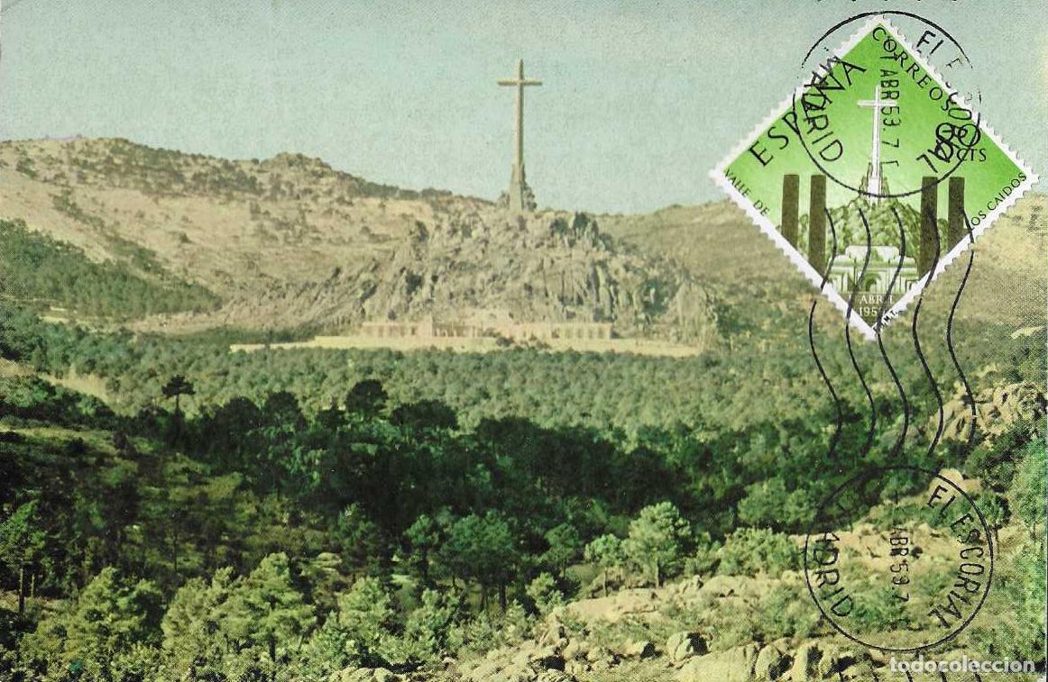 Sellos: MONASTERIO VALLE DE LOS CAIDOS INAUGURACION 1959 (EDIFIL 1248) EN TM PD MATASELLOS EL ESCORIAL MOD 3