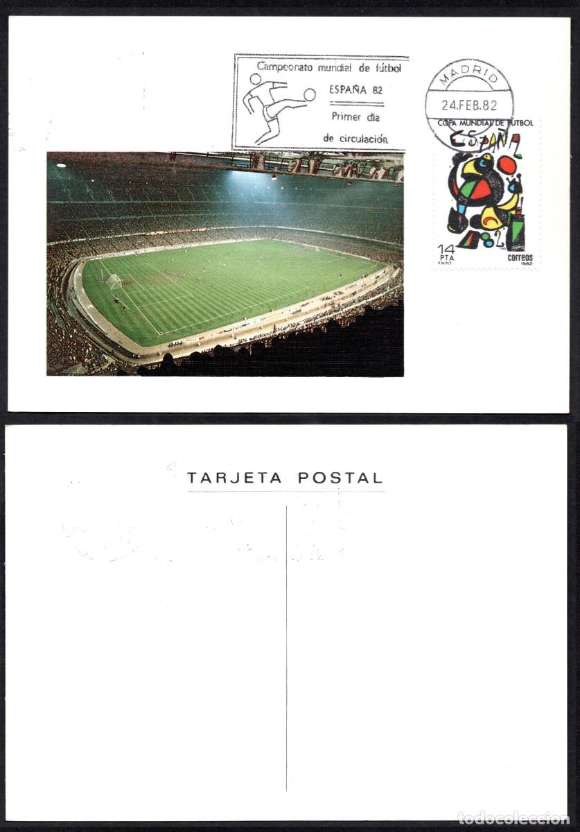Sellos: TARJETA MAXIMA CAMPEONATO MUNDIAL DE FUTBOL ESPA&Ntilde;A 82